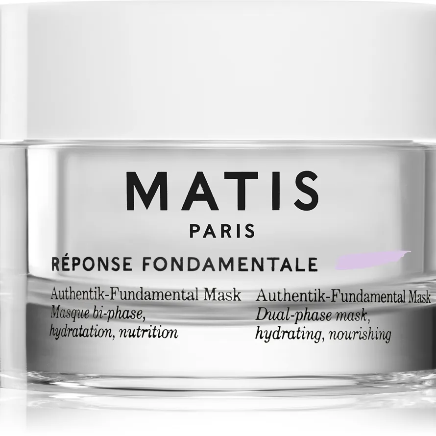 MATIS Paris Réponse Fondamentale Authentik-Fundamental Mask regenererande och fuktgivande ansiktsmask för hudbehandling i två faser 50 ml