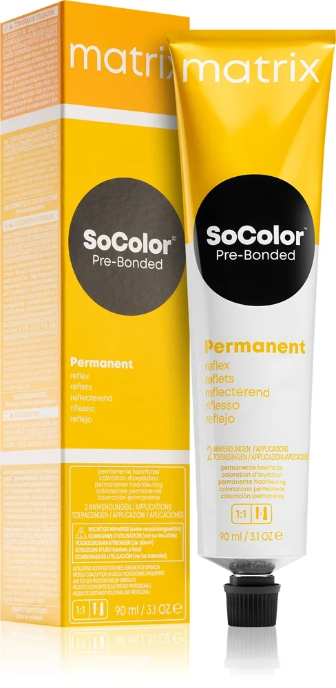 Matrix SoColor Pre-Bonded Reflect kestohiusväri Sävy 8Rc Hellblond Rot Kupfer 90 ml