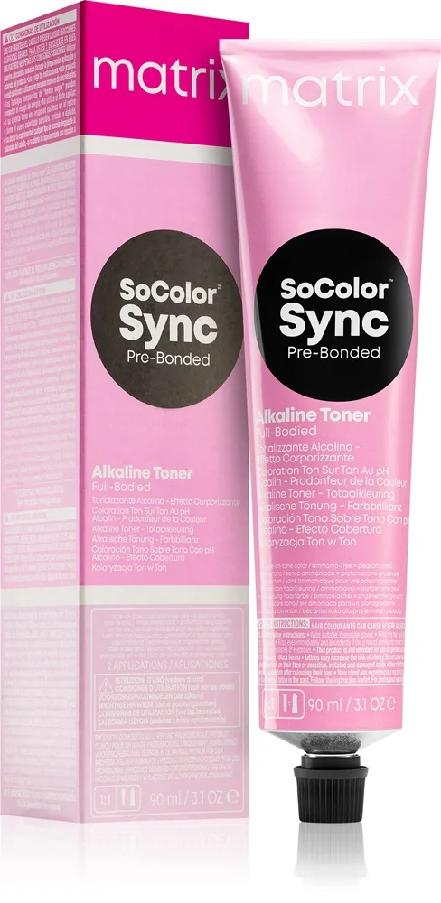 Matrix SoColor Sync Pre-Bonded Alkaline Toner Full-Bodied alkalisk hårtoning för hår Skugga 10Mm Extra Helles Blond Mocca Mocca 90 ml