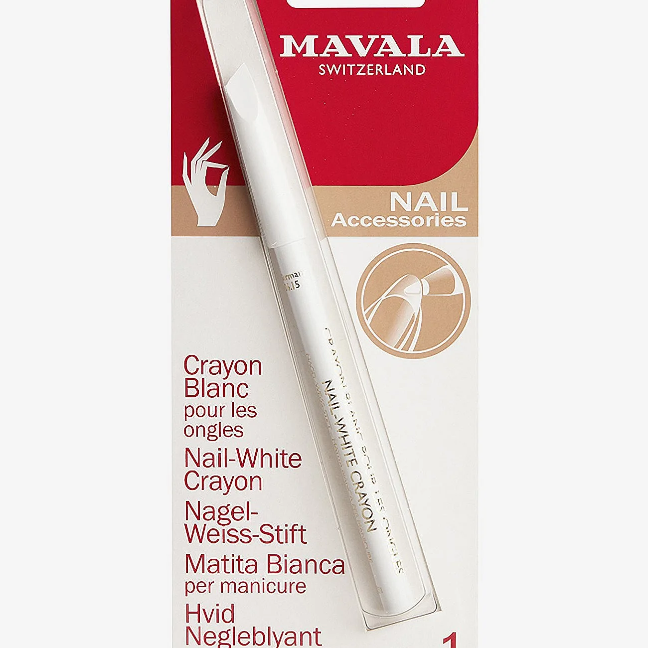Mavala Nail-White Crayon - Nude - 1.3 g