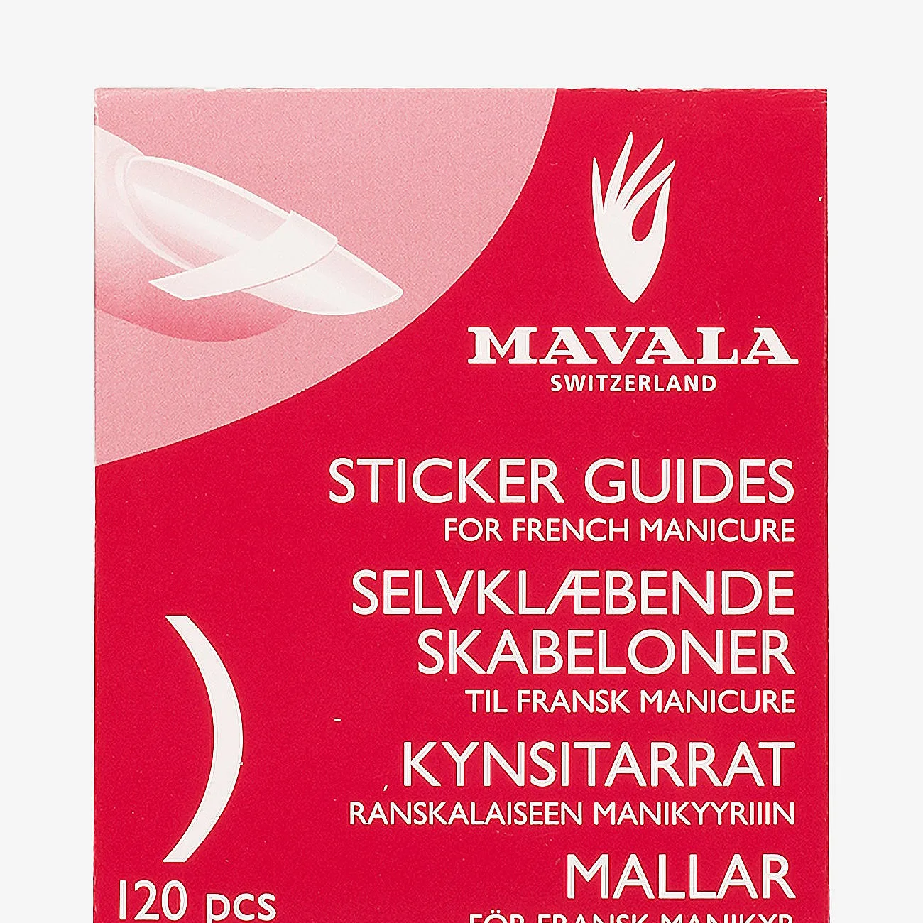 Sticker guides -kynsitarrat