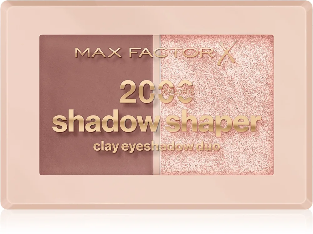 Max Factor 2000 Calorie Shadow Shaper Duo ögonskugga Skugga 010 Clay Gleam 4 g
