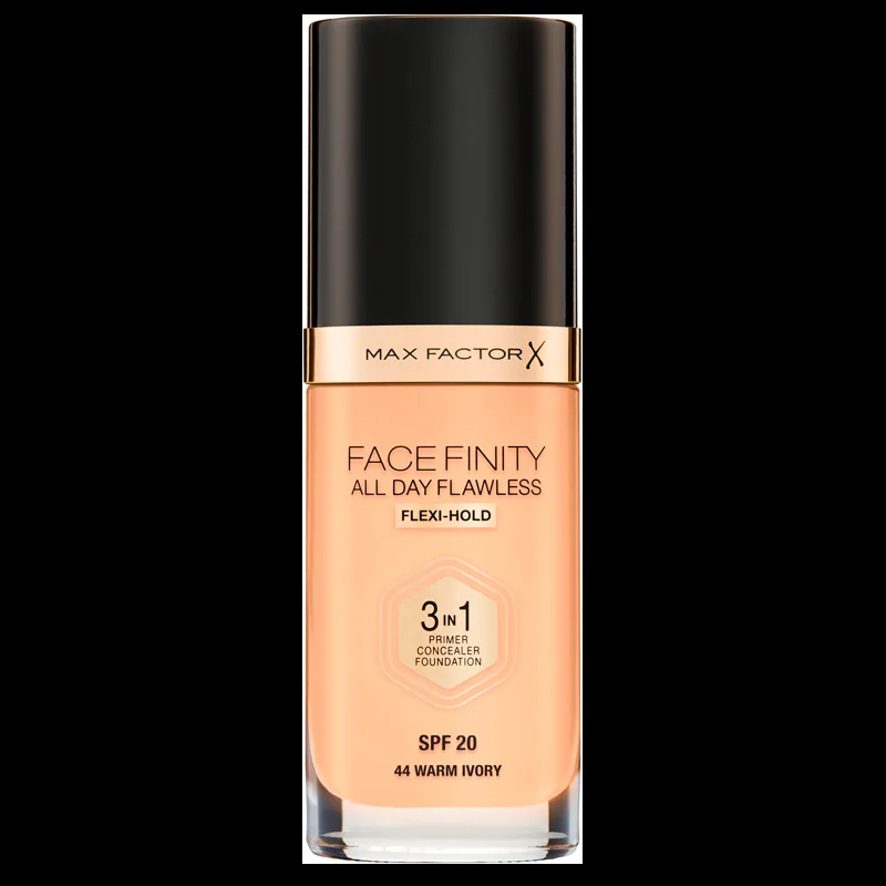 Max Factor All Day Flawless 3in1 Foundation W44 Warm Ivory (34 ml)