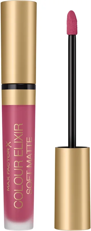 Max Factor Colour Elixir Soft Matte Langtidsholdbar flydende læbestift Skygge 020 Blushing Peony 4 ml
