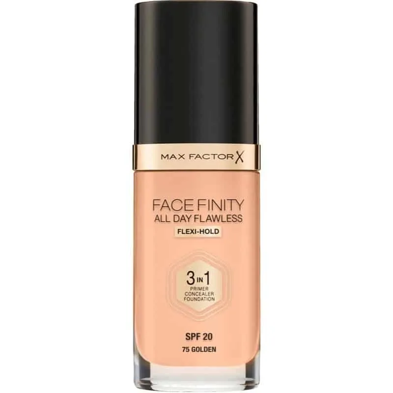 Max Factor Facefinity 3 In 1 Foundation 75 Golden