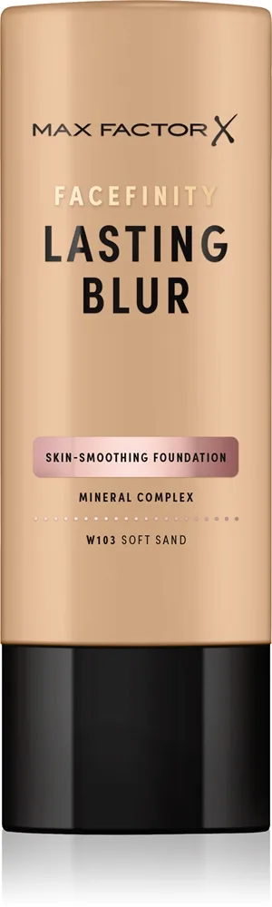 Max Factor Facefinity Lasting Blur langanhaltende Make-up Foundation Farbton W103 Soft Sand 35 ml