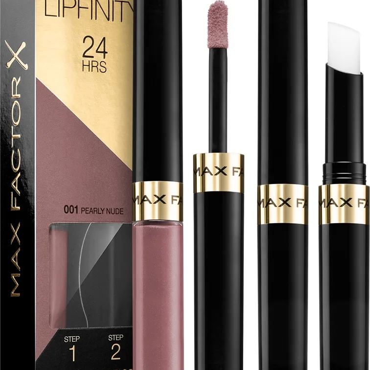 Max Factor Lipfinity Lip Colour pitkäkestoinen huulipuna sisältää balsamia sävy 001 Pearly Nude 4.2 g
