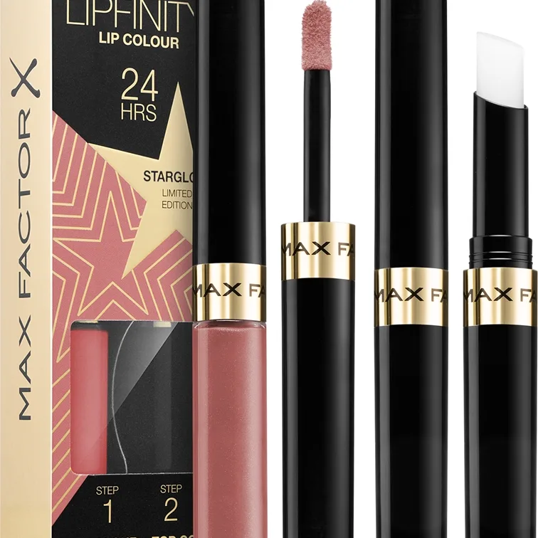 Max Factor Lipfinity Rising Stars pitkäkestoinen nestemäinen huulipuna sisältää balsamia sävy 80 Starglow 1 kpl