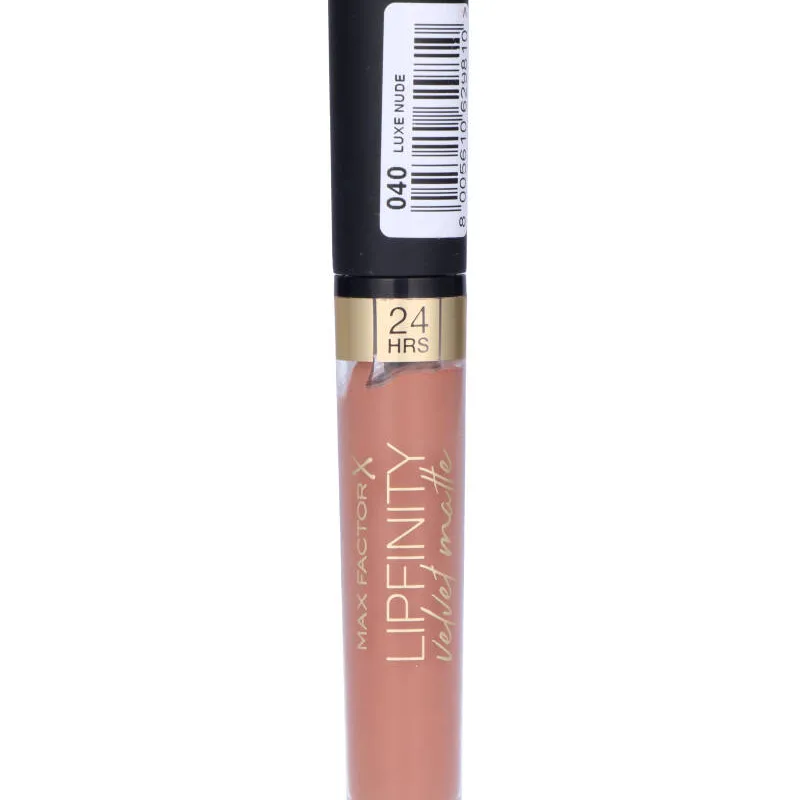 Max Factor Lipfinity Velvet Matte 040 Luxe Nude 3 ml