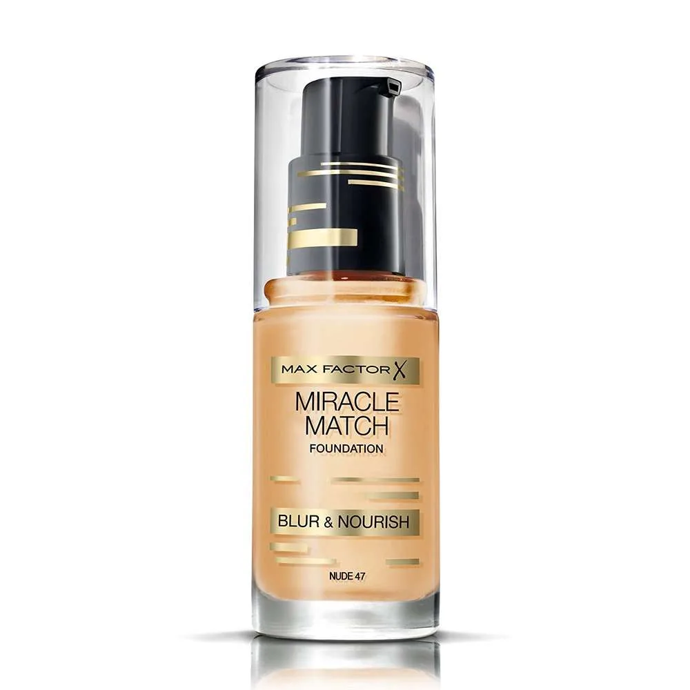 Max Factor Miracle Match Foundation Nude 47