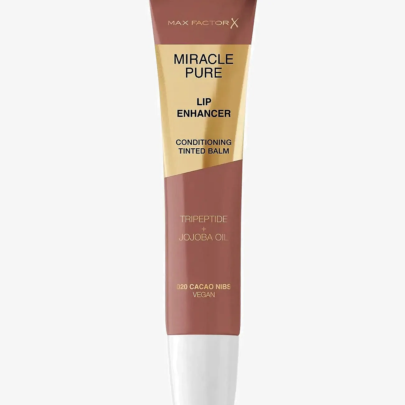 Max Factor Miracle Pure Lip Enhancer kosteuttava huulikiilto sävy 020 Cacao Nibs 12 ml