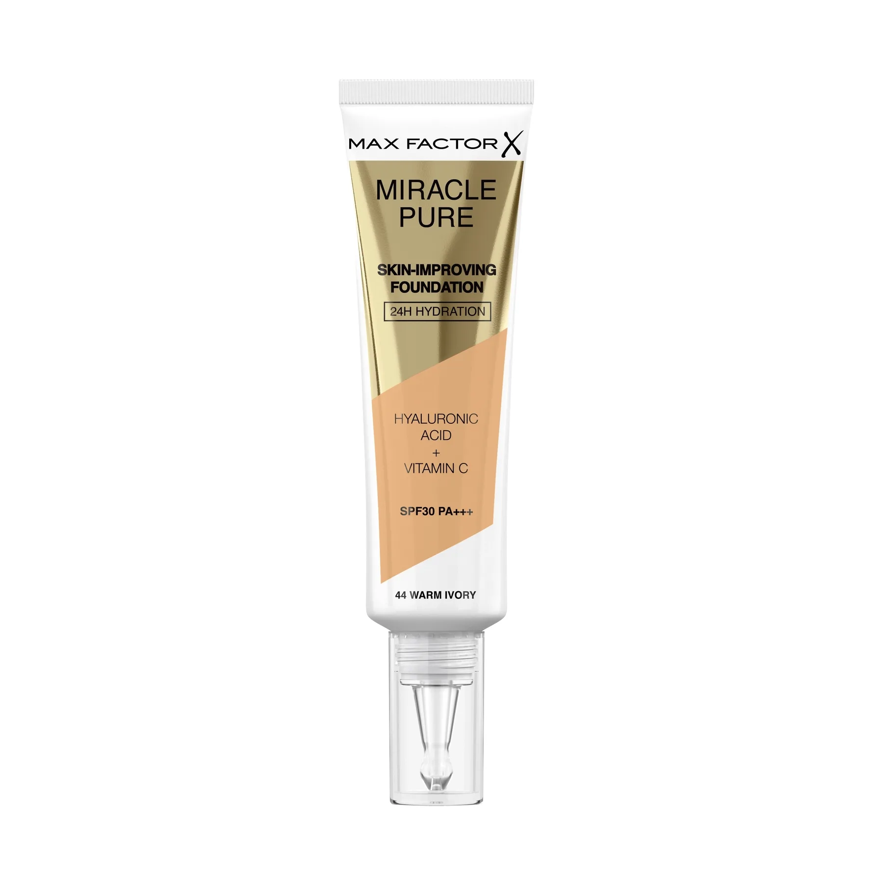 Max Factor Miracle Pure Skin pitkäkestoinen meikkivoide SPF 30 sävy 44 Warm Ivory 30 ml