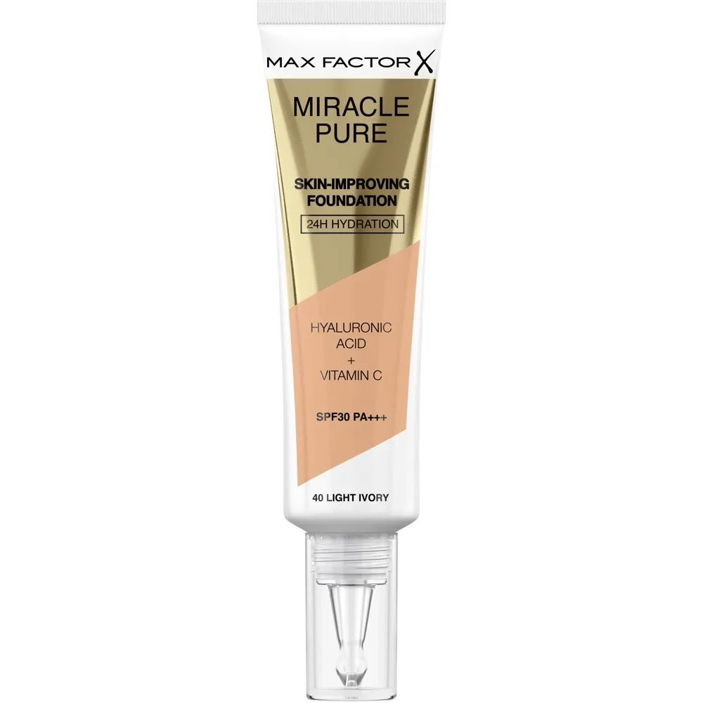 Max Factor Miracle Pure Skin Långvarig foundation SPF 30 Skugga 30 Porcelain 30 ml