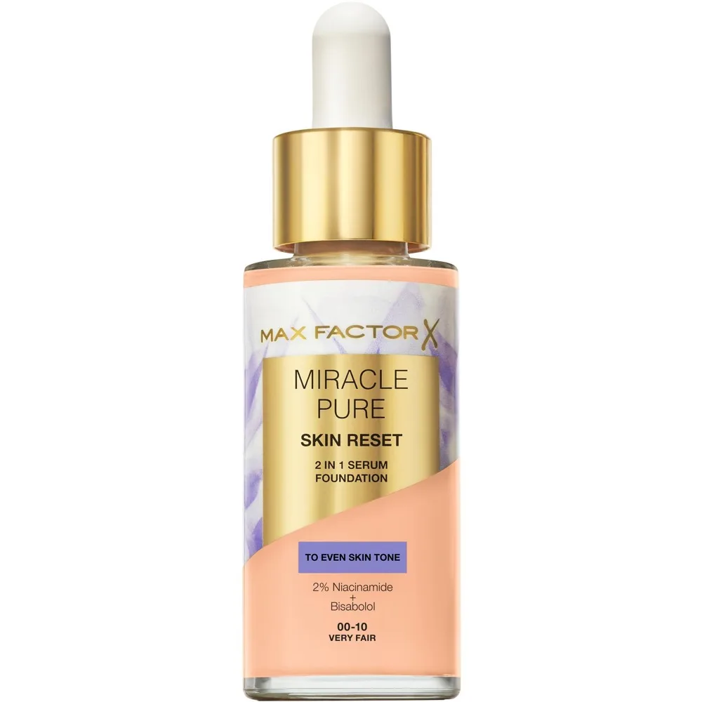 Max Factor Miracle Pure Skin Reset vårdande makeup Skugga 00-10 Very Fair 30 ml