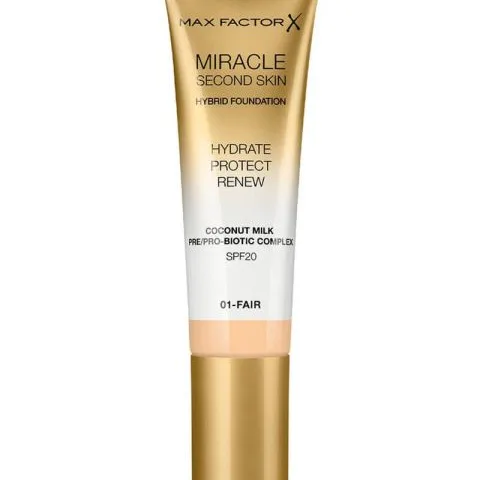 Max Factor Miracle Second Skin Hybrid Foundation 01 Fair 30 ml
