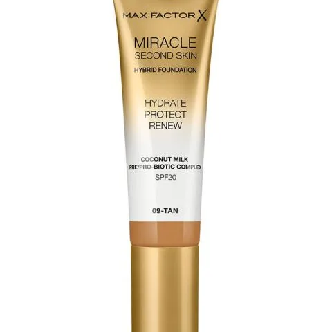 Max Factor Miracle Second Skin Hybrid Foundation 09 Tan 30 ml