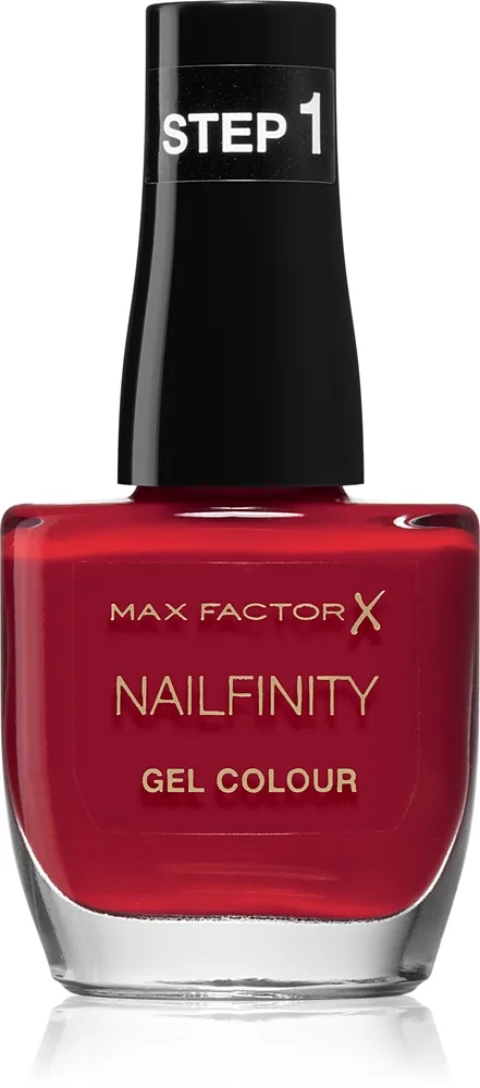 Max Factor Nailfinity Gel Colour Nagellacksgel utan UV / LED tätning Skugga 310 Red Carpet Ready 12 ml