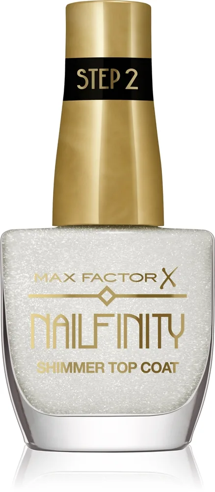 Max Factor Nailfinity Shimmer Top Coat Topplacks-gel För strålande glans Skugga 102 Starry Veil 12 ml