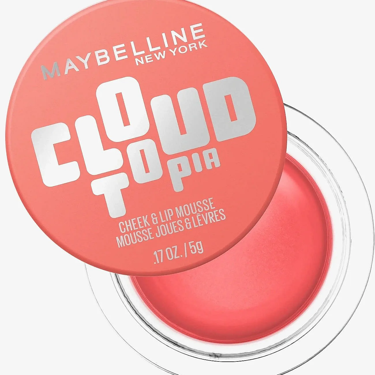 MAYBELLINE NEW YORK CloudTopia voidemainen mattaposkipuna huuliin ja poskiin sävy 05 Coral Illusion 5 g