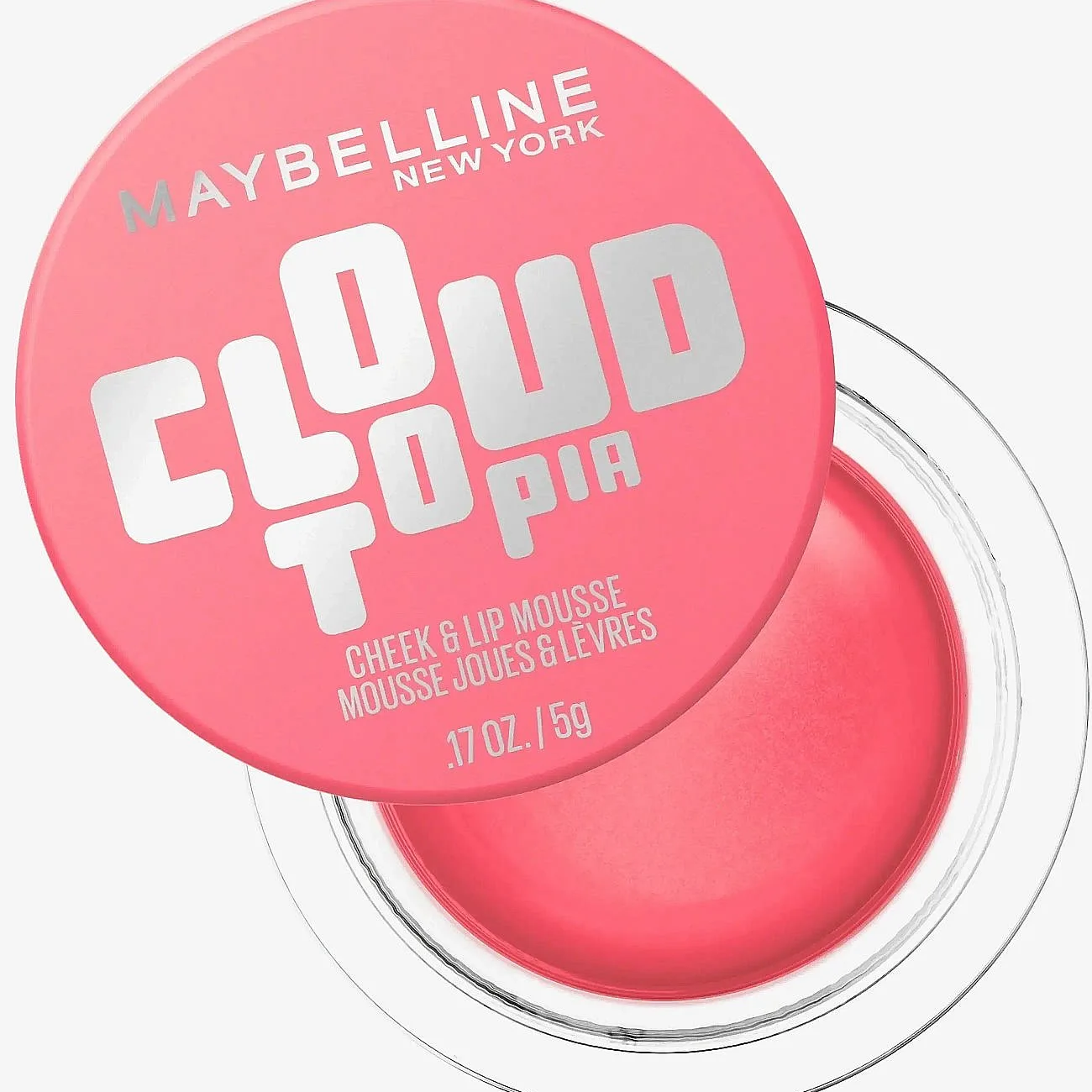 Maybelline New York Cloudtopia Cheek & Lip Mousse 7 Moonlit Rose