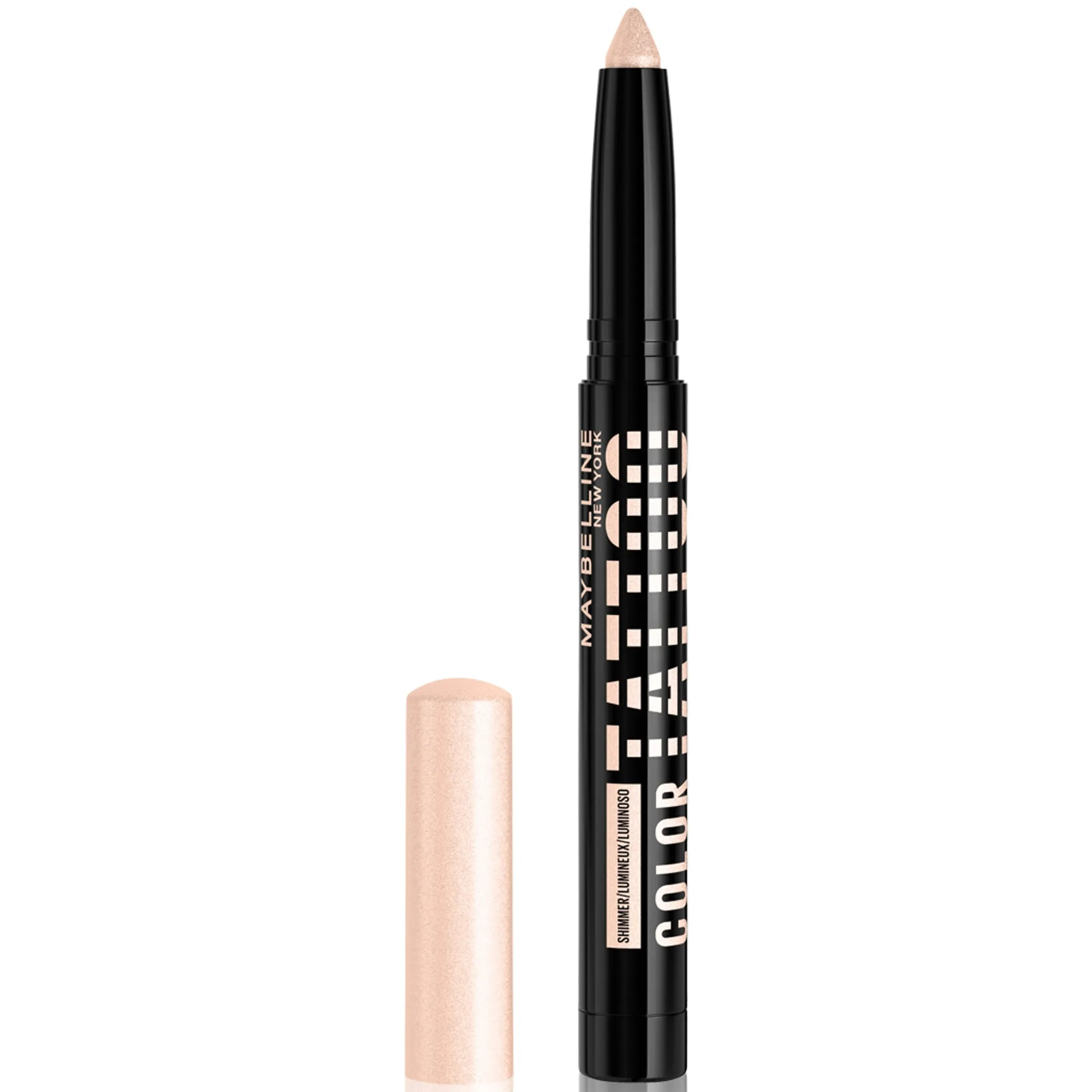 MAYBELLINE NEW YORK Color Tattoo 24 HR Ögonskugga och ögonpenna Skugga 10 I am Shining 1.4 g