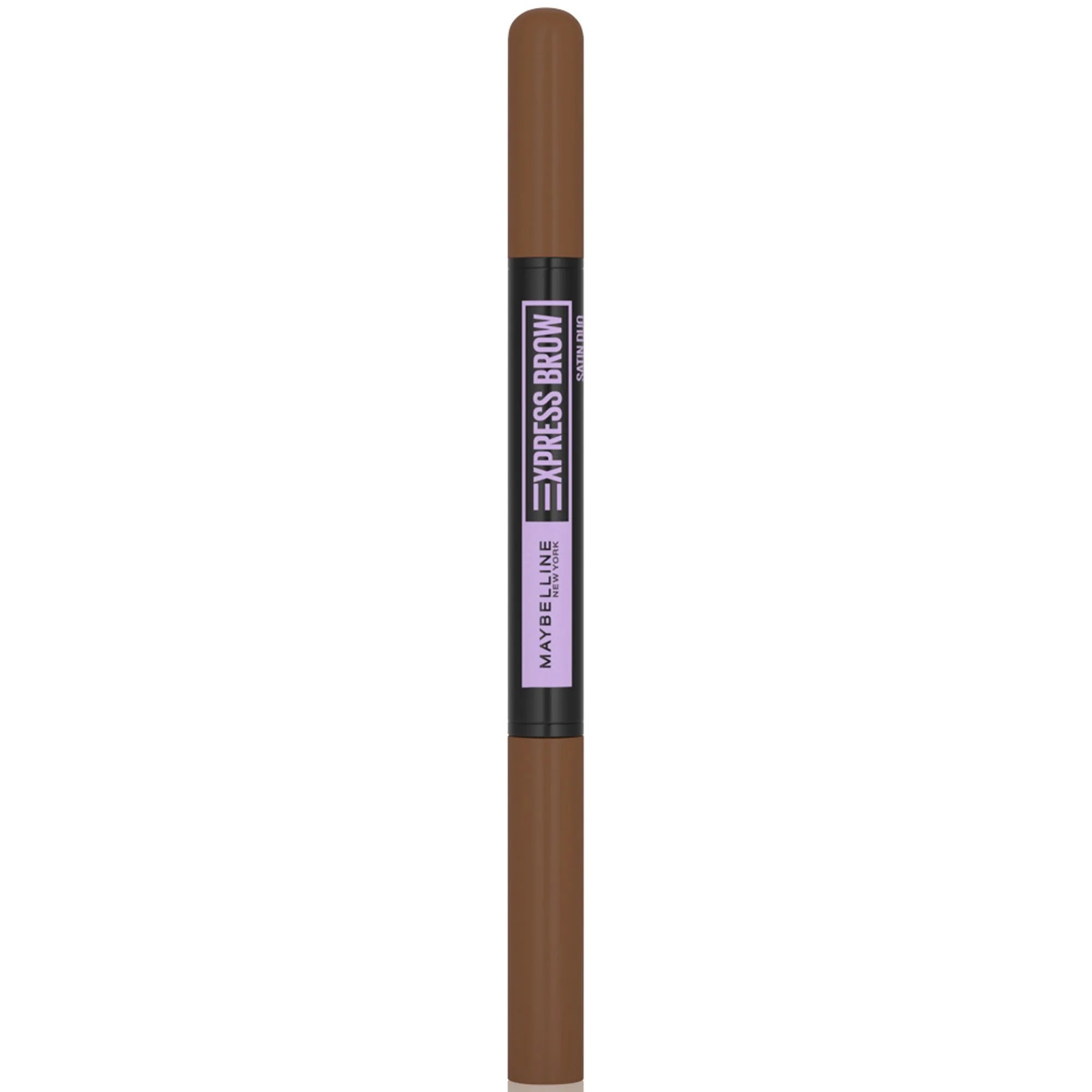 MAYBELLINE NEW YORK Express Brow Satin Duo Ögonbrynspenna och puder Dubbel Skugga 02 - Medium Brown