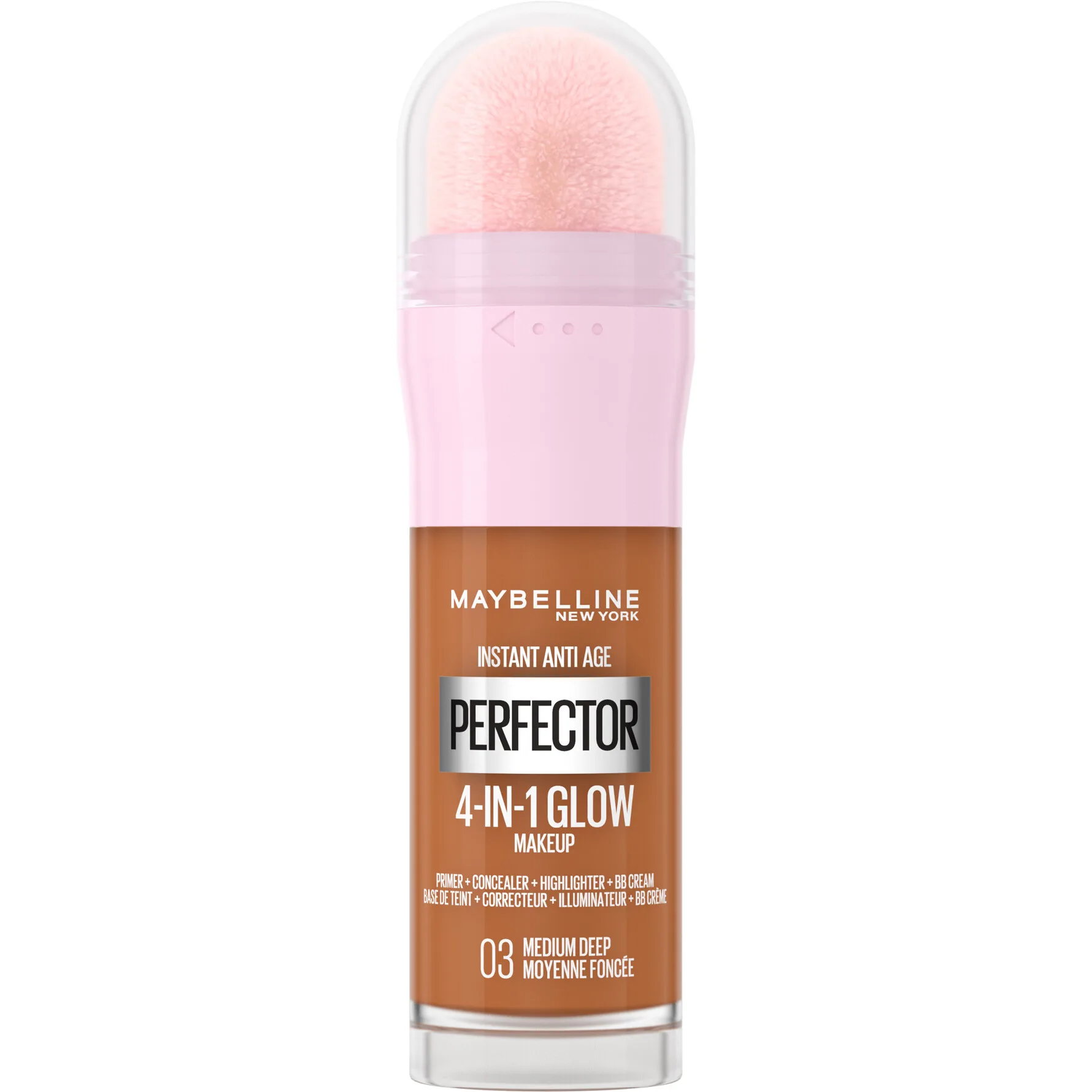 Maybelline New York Instant Perfector 4-in-1 Glow Makeup Foundation 20 ml 03 Medium Deep