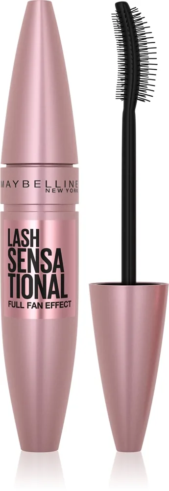 MAYBELLINE NEW YORK Lash Sensational Længdegivende mascara til fyldige vipper Skygge 01 - Very Black 3x9.5 ml