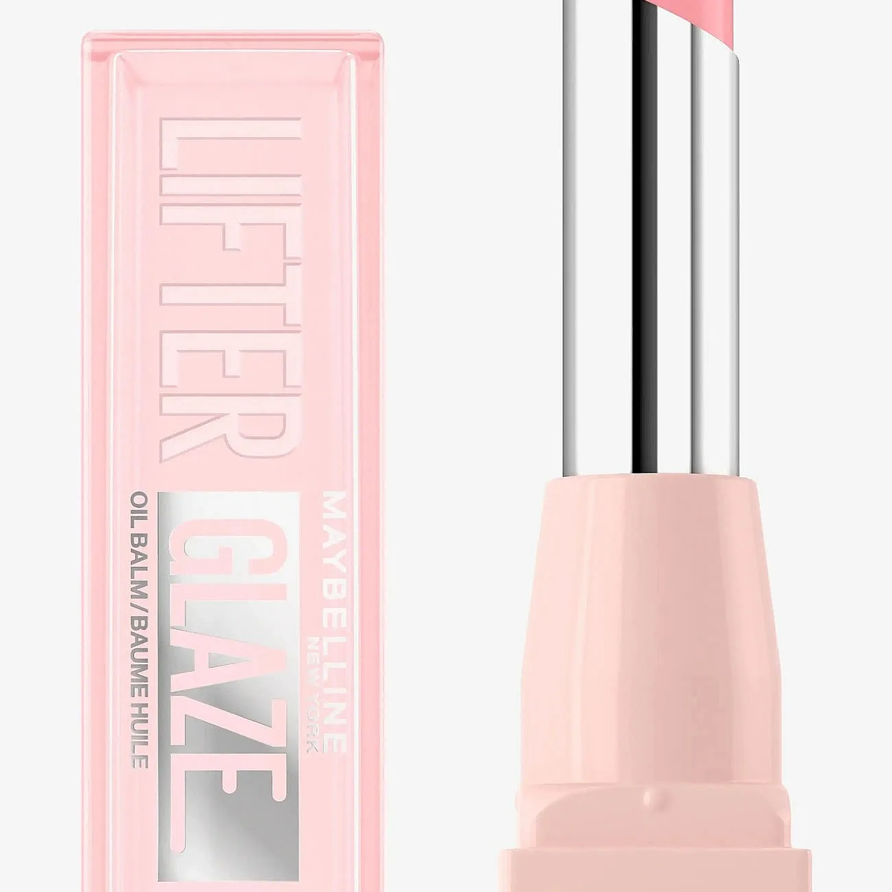 MAYBELLINE NEW YORK Lifter Glaze tehokosteuttava huulibalsami voimakas kiilto sävy 002 Pink Drip 2.8 g