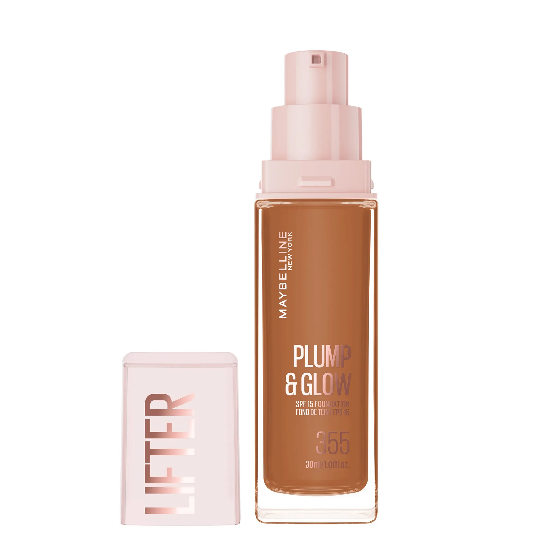 Maybelline New York Lifter Plump & Glow Foundation 355 30ml