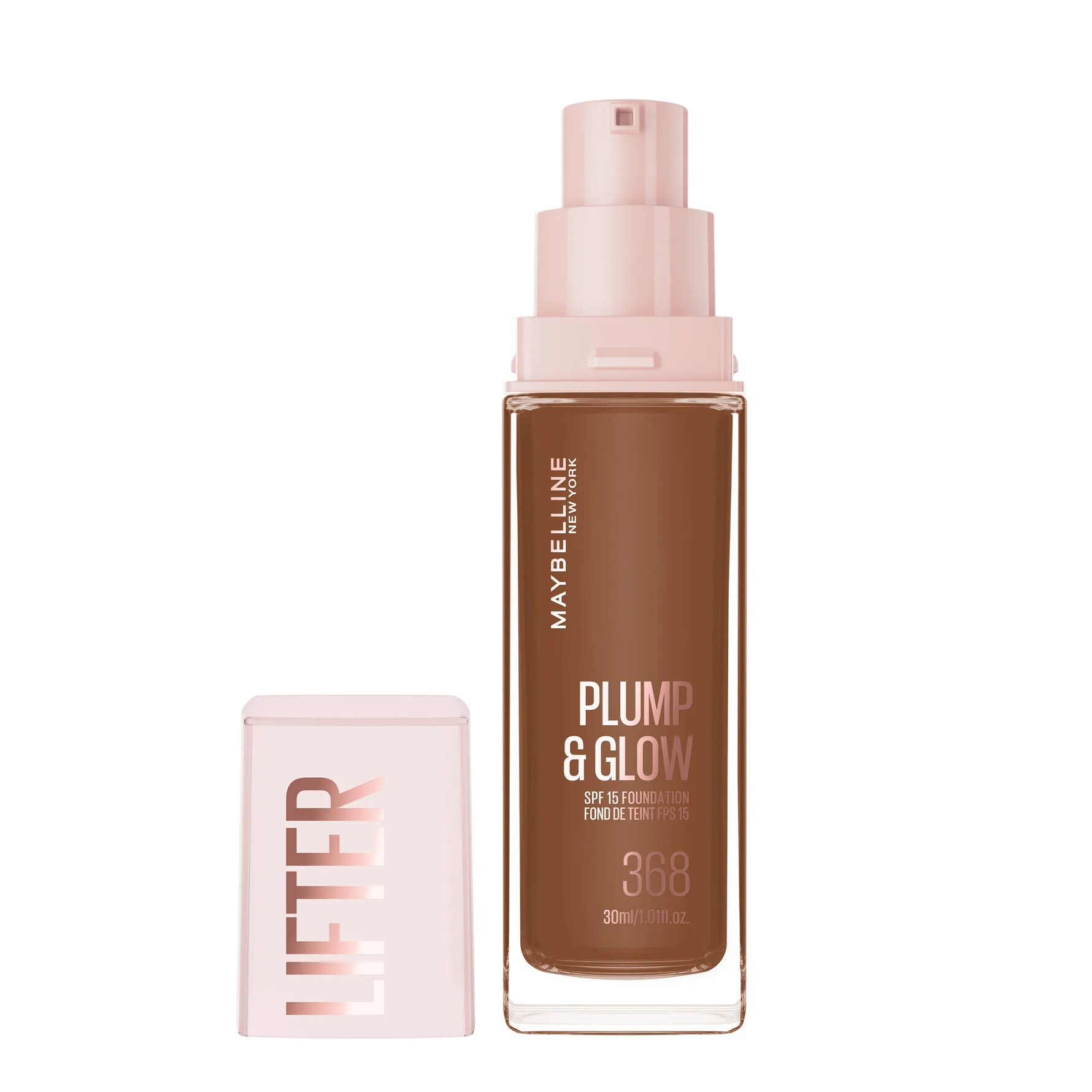 Maybelline Lifter Plump & Glow Foundation - 368 - 30 ml.