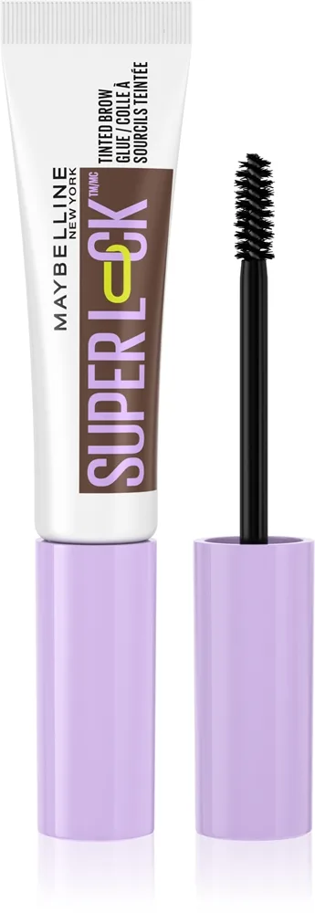 MAYBELLINE NEW YORK Super Lock kiinnitysgeeli kulmakarvoihin sävy Deep Brown 8 g