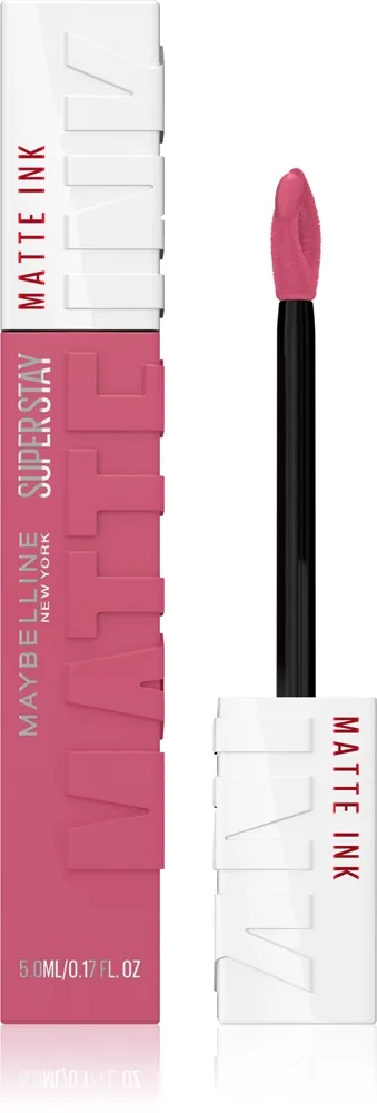 MAYBELLINE NEW YORK SuperStay Matte Ink Matt flytande läppstift med långvarig effekt Skugga 15 Lover 5 ml