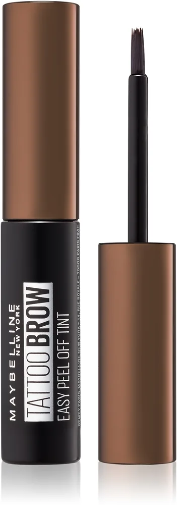 MAYBELLINE NEW YORK Tattoo Brow geelimäinen puolikestoväri kulmakarvoille sävy Chocolate Brown 4.6 g