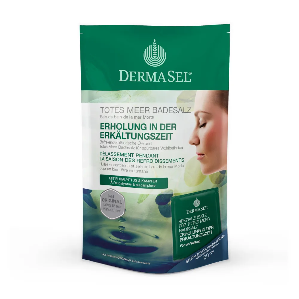 DERMASEL SPA TOTES MEER BADESALZ+ERKÄLTUNGSZEIT 1 Packung Kombipackung