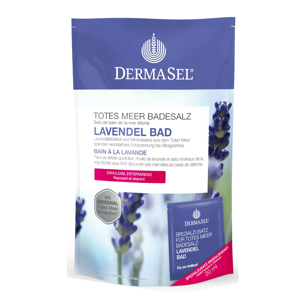 DERMASEL TOTES MEER BADESALZ+LAVENDEL 1 Packung Kombipackung