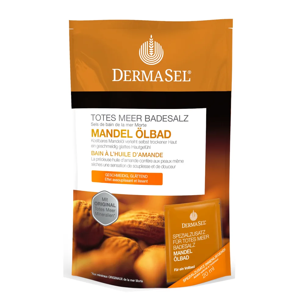 DERMASEL TOTES MEER BADESALZ+MANDEL 1 Packung Kombipackung