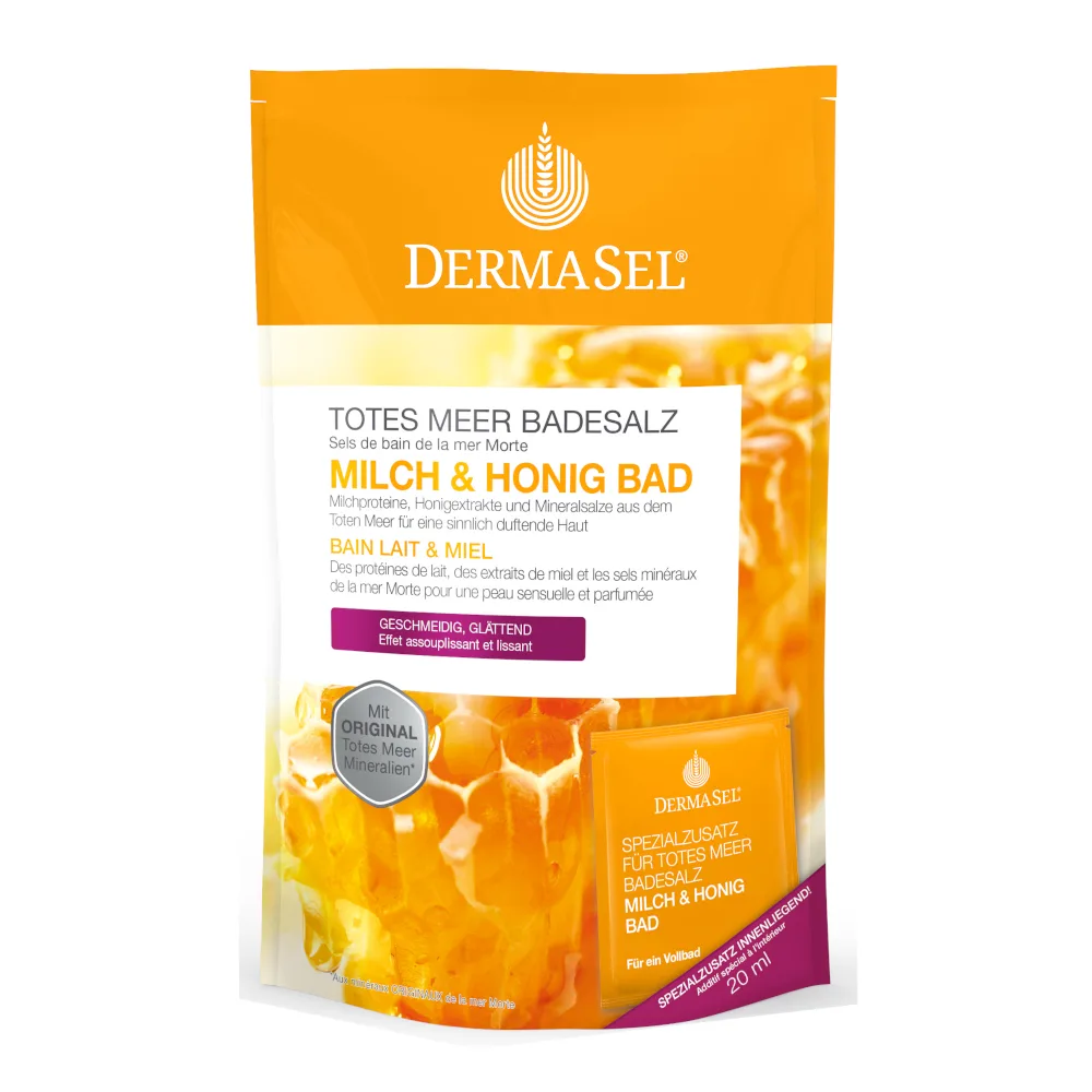 DERMASEL TOTES MEER BADESALZ+MILCH&HONIG 1 Packung Kombipackung