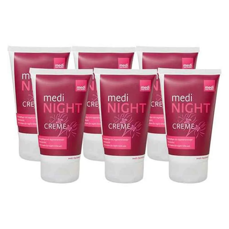 medi NIGHT Creme 6X150 ml Nachtcreme