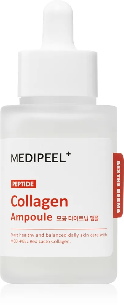 MEDIPEEL+ Red Lacto Collagen Tightening Ampoule återfuktande och uppstramande serum Återställande hudbarriär 50 ml