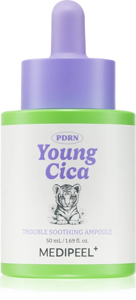 MEDIPEEL+ Young Cica PDRN Trouble Soothing Ampoule Serum som lindrar och med regenererande effekt 50 ml