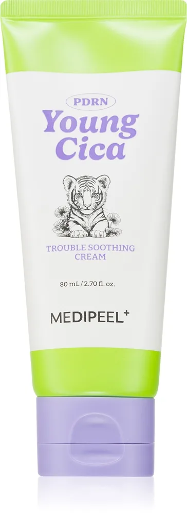 MEDIPEEL+ Young Cica PDRN Trouble Soothing Cream ravitseva voide ihon rauhoittamiseen 80 ml
