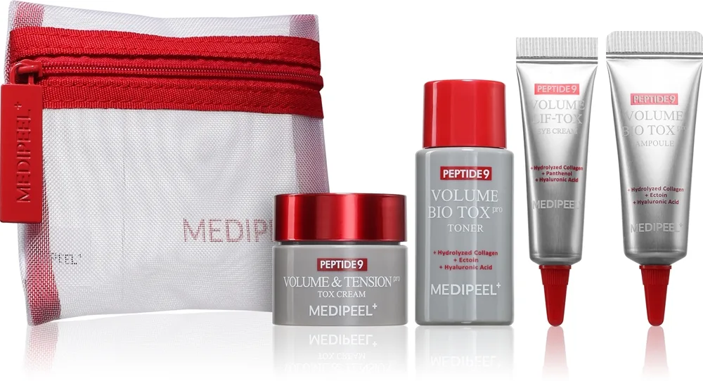 MEDIPEEL+ Peptide 9 lahjasetti ihon ikääntymisen ehkäisyyn naisille