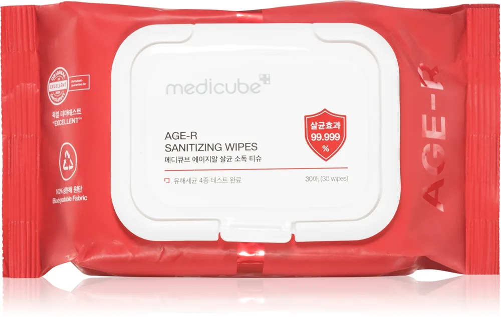 Medicube Age-R Sanitizing Wipes Feuchttücher 30 St.