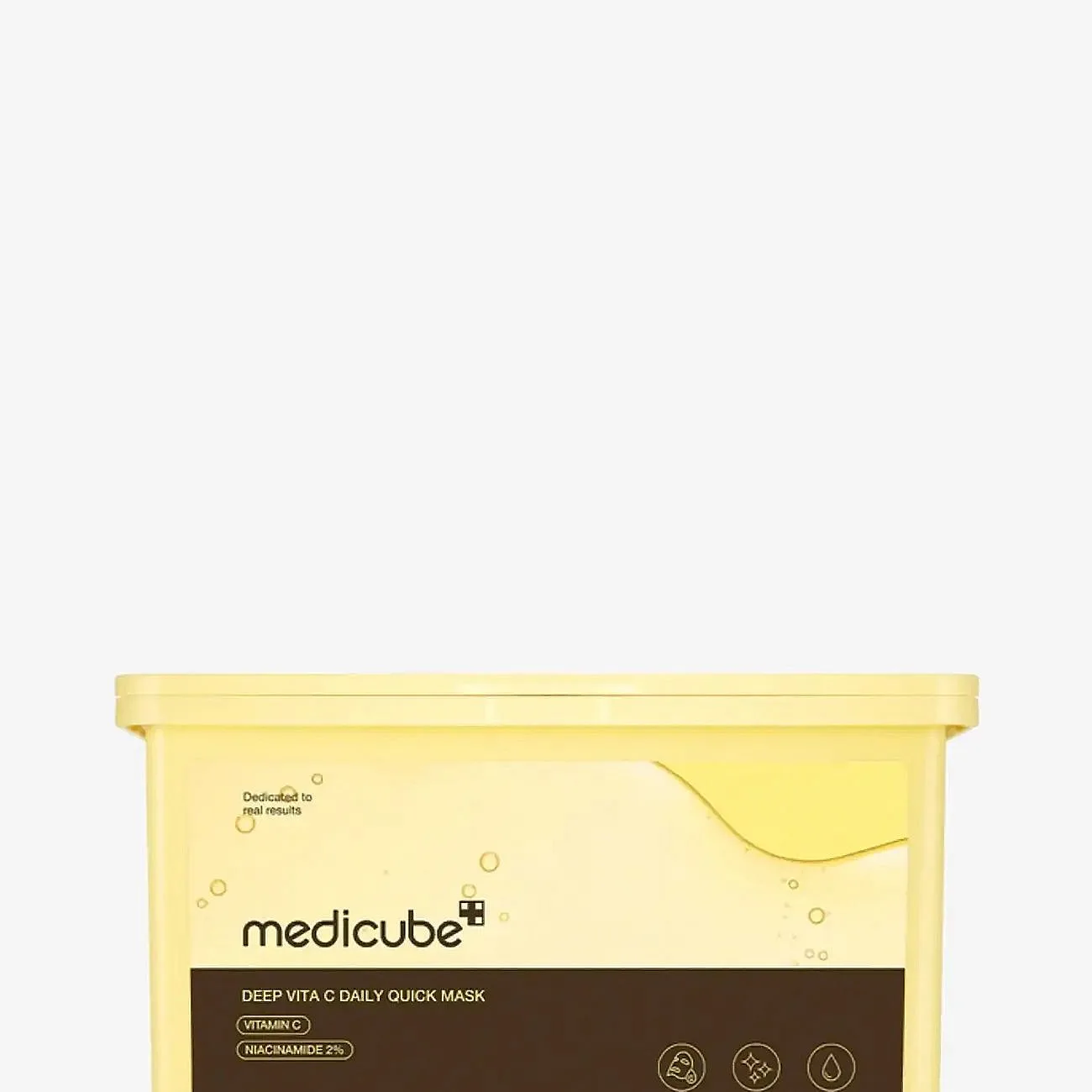 Medicube Deep Vita C Daily Quick Mask Fuktgivande arkmask för ansiktet för jämn hudton Stort Paket 30 st.