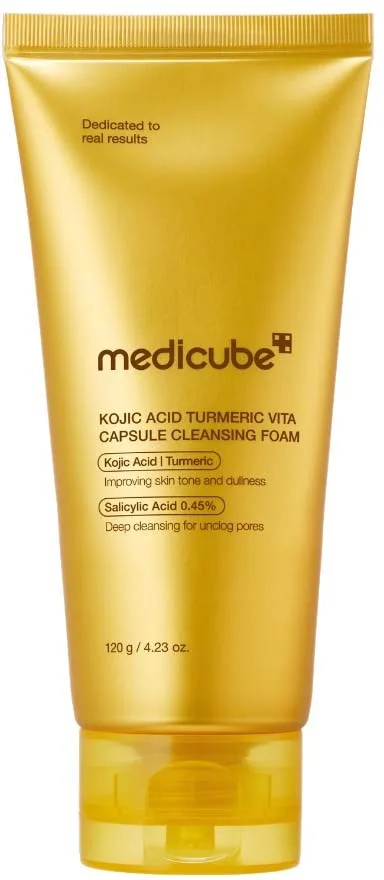 Medicube Kojic Acid Turmeric Vita Capsule Cleansing Foam 120 g