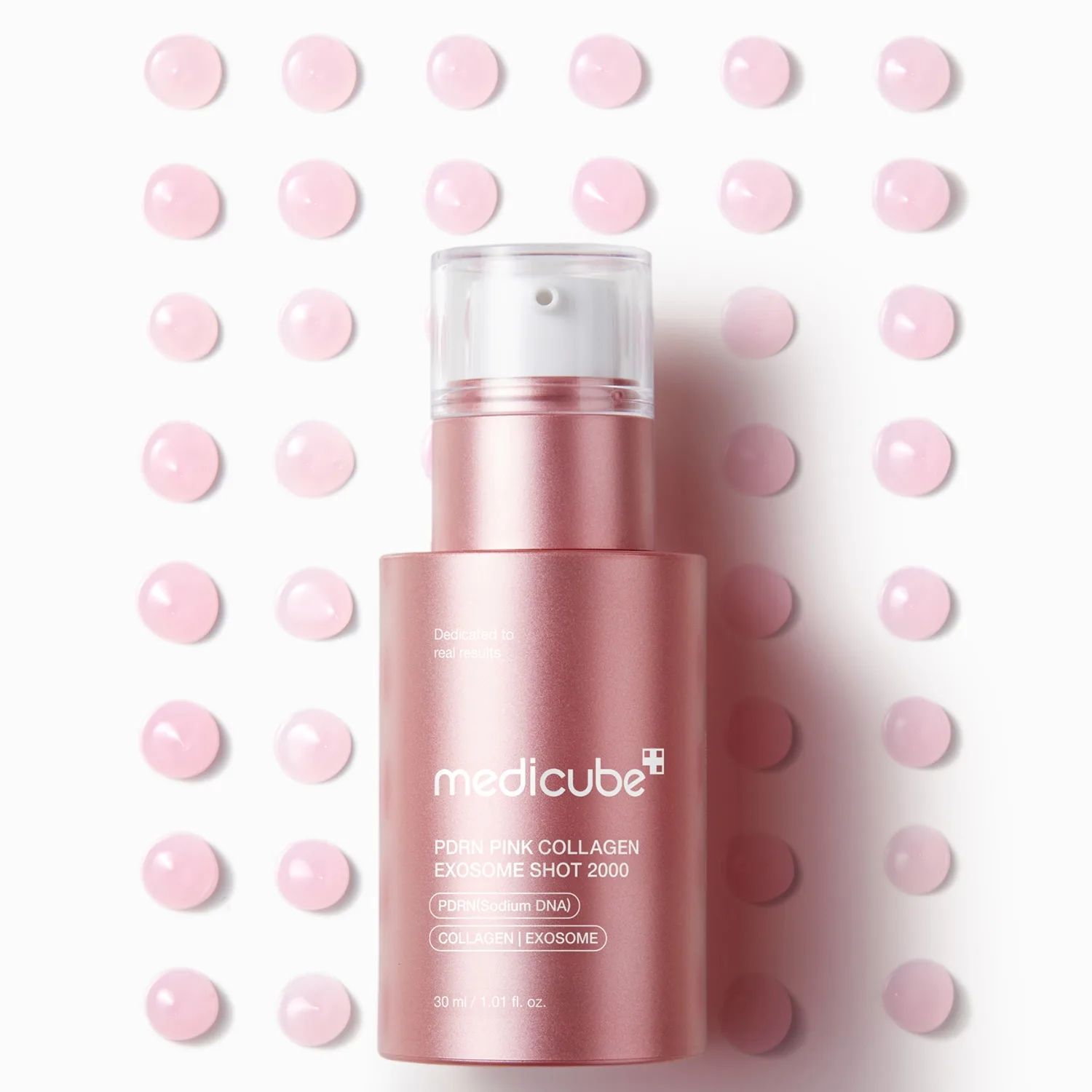 medicube PDRN Pink Exosome Shot Serum 2000 Regenererande hudserum med huduppmjuknande och por-minimerande effekt 30 ml
