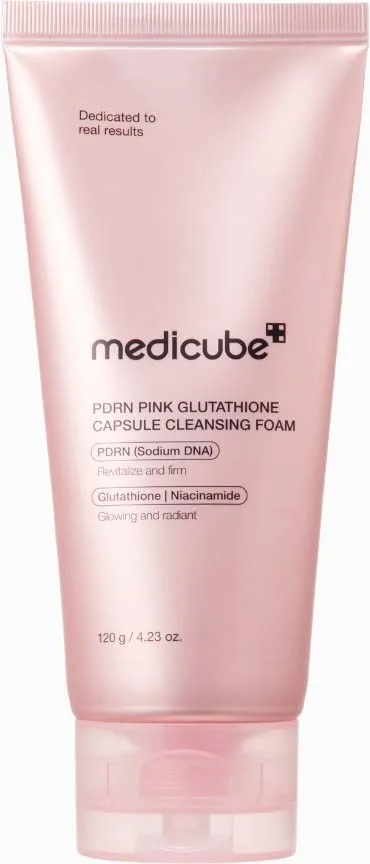 Medicube PDRN Pink Glutathione Capsule Cleansing Foam 120 g