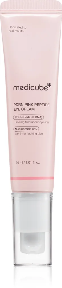 medicube PDRN Pink Peptide Eye Cream Intensiv øjencreme til at behandle rynker, hævelser og mørke rande 30 ml