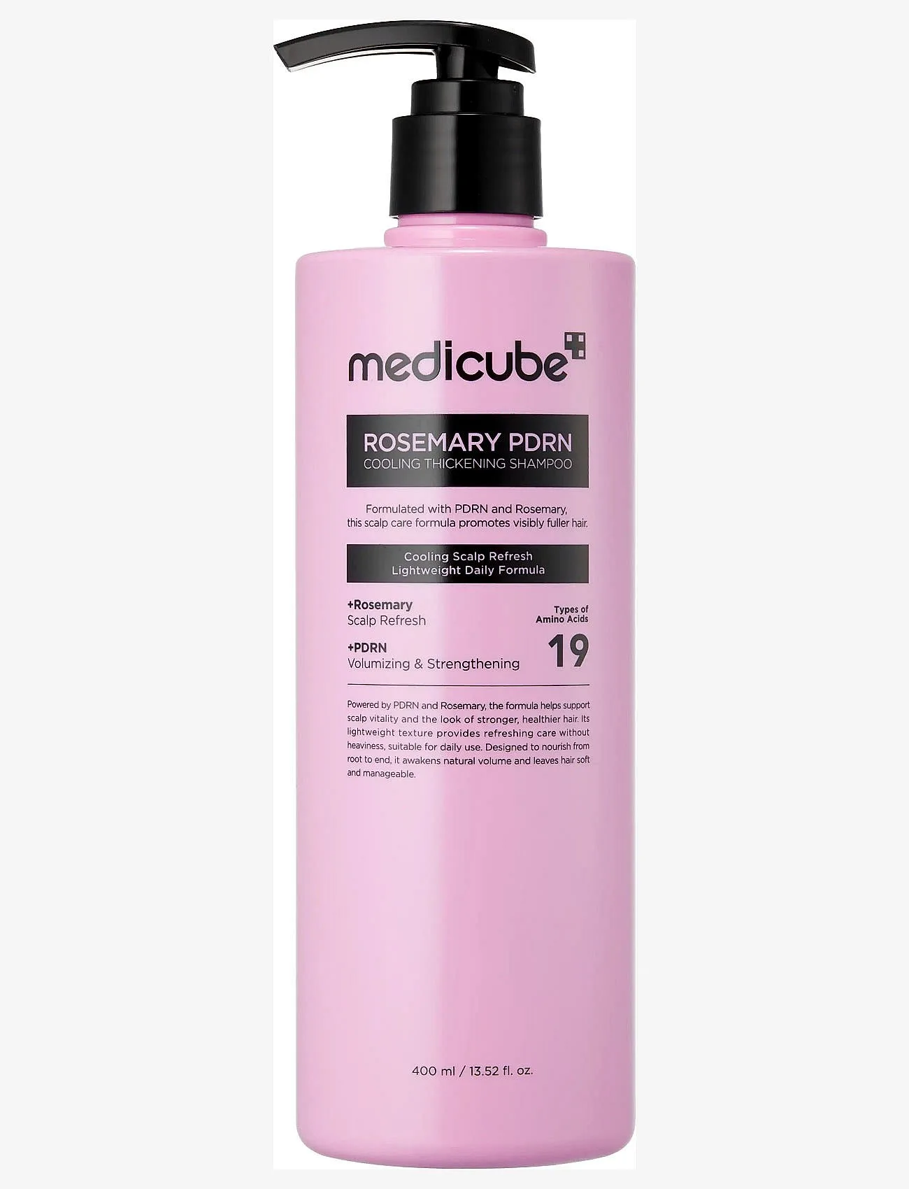 Medicube Rosemary PDRN Cooling Thickening Shampoo - 400 ml.